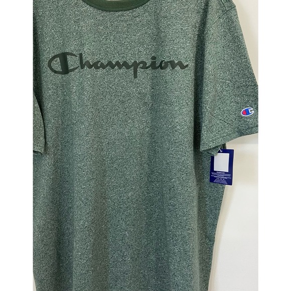 "Champion Men's Heritage Heather  Green Short Sleeve Tee XL  Mens 156" - Picture 2 of 4